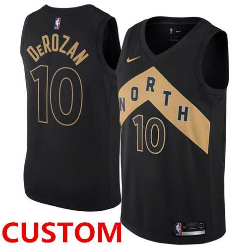 Men & Youth Customized Toronto Raptors Black Nike Swingman City Edition Jersey->customized nba jersey->Custom Jersey